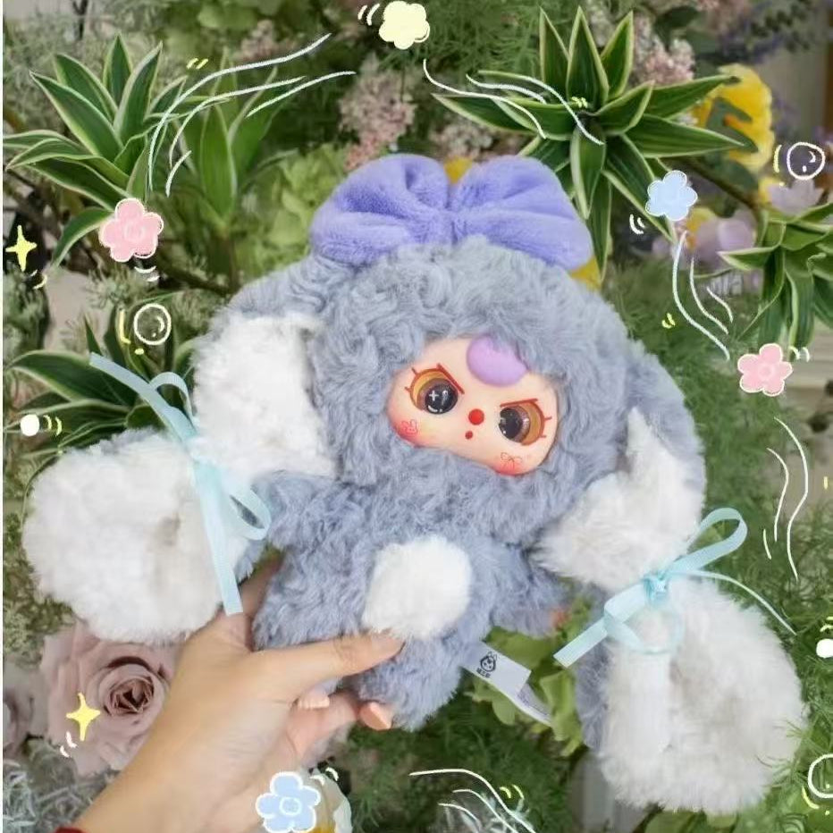 Baby Three Little Rabbit Returns Plush Toy Doll Blindbox