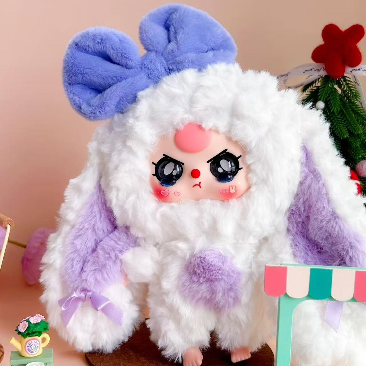 Baby Three Little Rabbit Returns Plush Toy Doll Blindbox