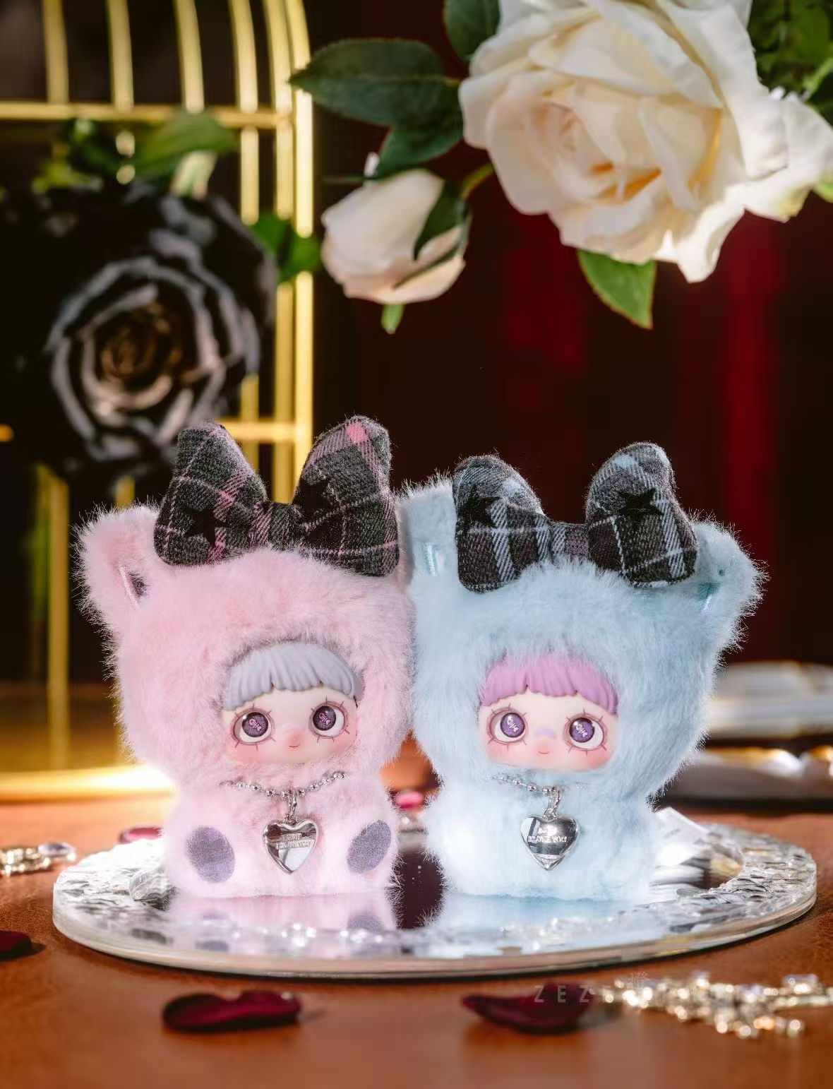 MayMei-May l love you serious plush Cute stuffed Animal Fruits Plush Cute stuffed Animal Fruits Plush, Kawaii Mystery Collectible Toys Cute Soft Animals Charm Birthday Gifts(Cute Bunny Series)