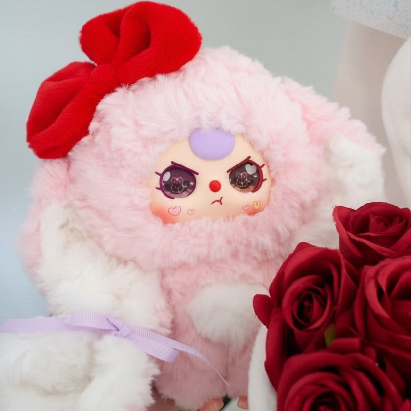 Baby Three Little Rabbit Returns Plush Toy Doll Blindbox