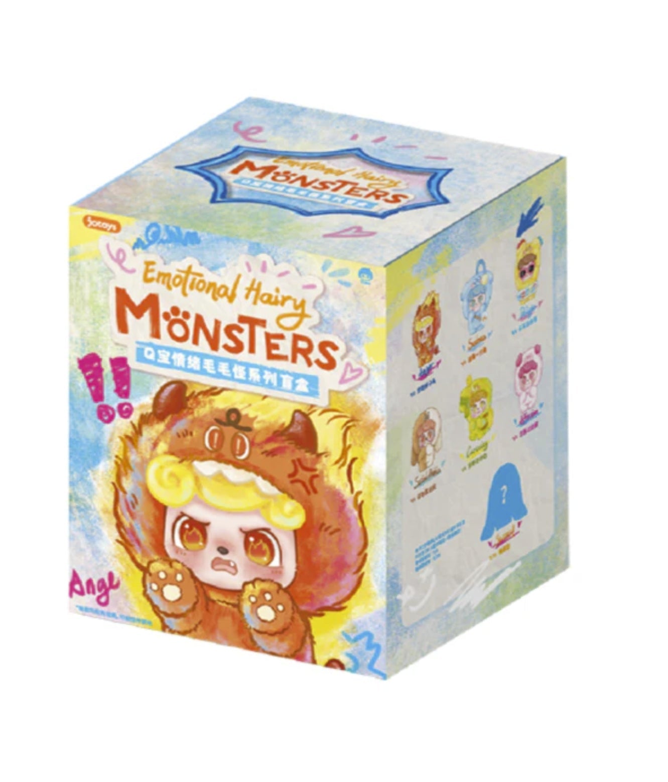 Q Kid Emotional Hairy Monsters Series Pendant Blind Box