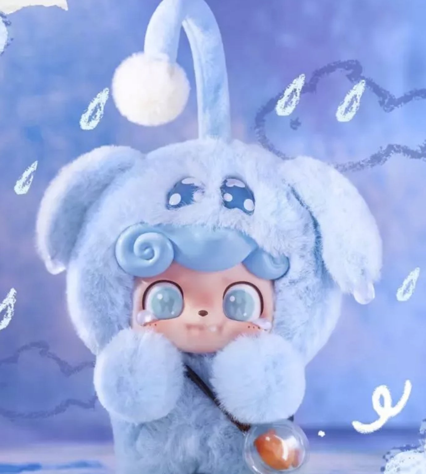 Q Kid Emotional Hairy Monsters Series Pendant Blind Box