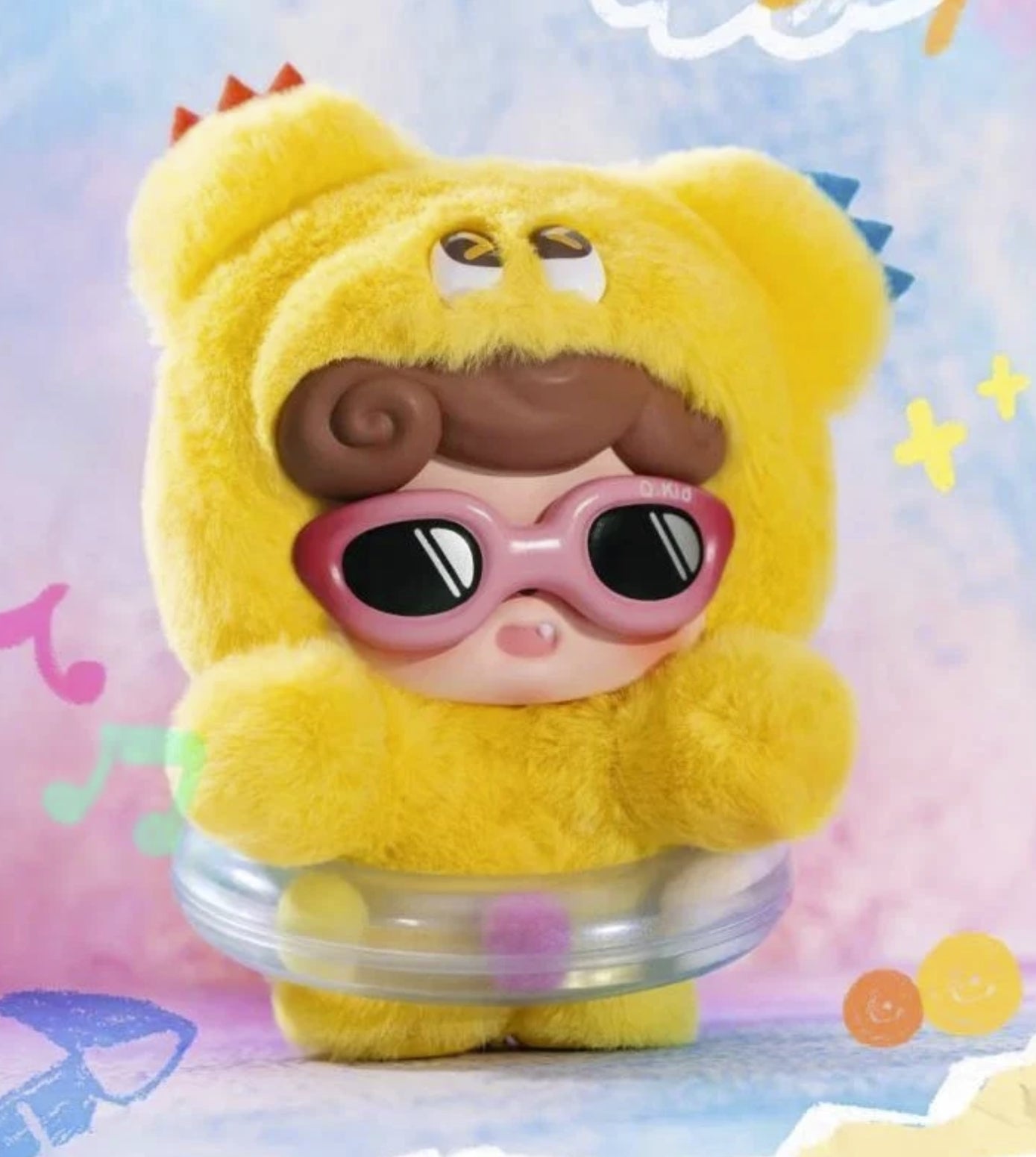 Q Kid Emotional Hairy Monsters Series Pendant Blind Box