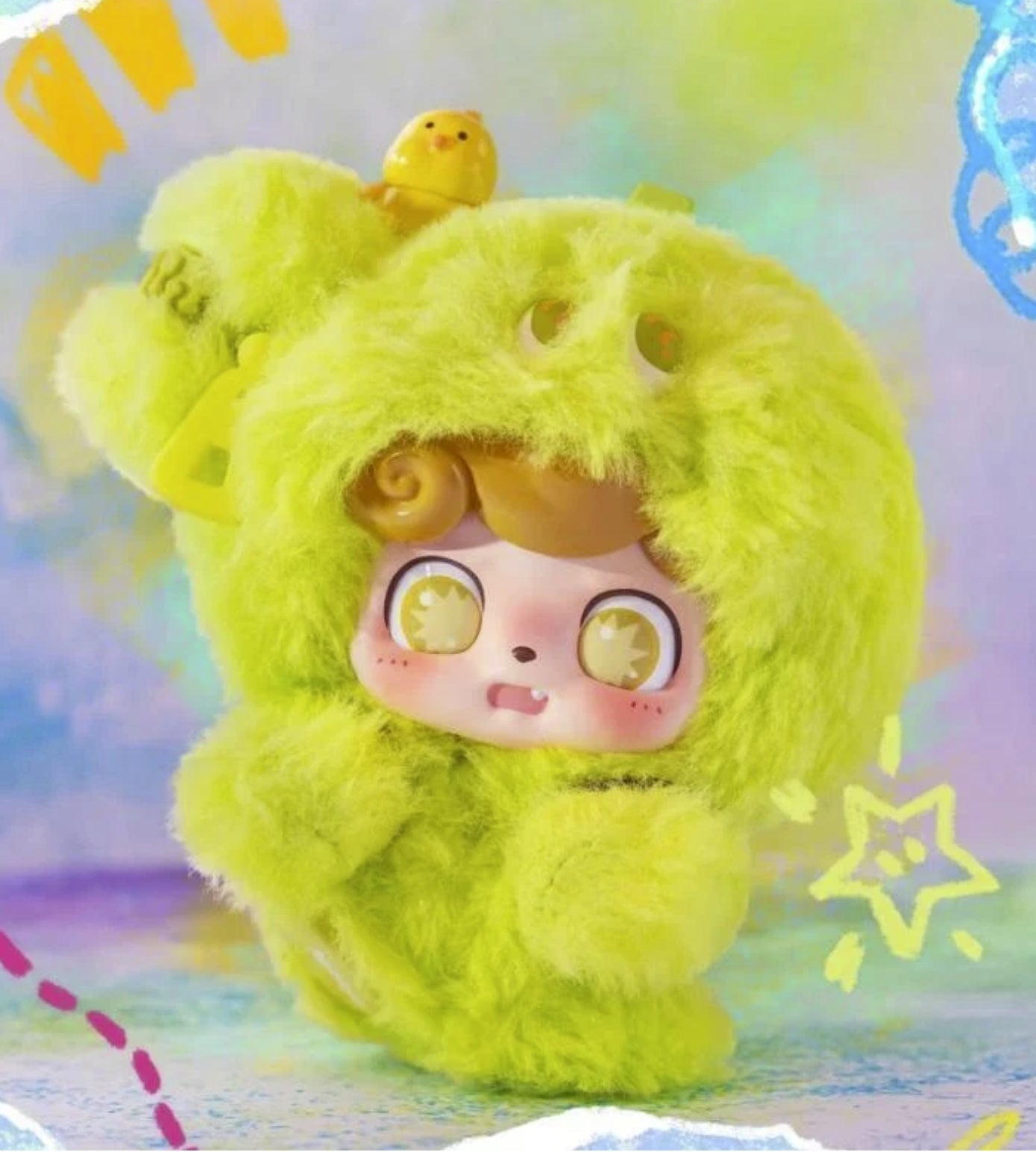 Q Kid Emotional Hairy Monsters Series Pendant Blind Box