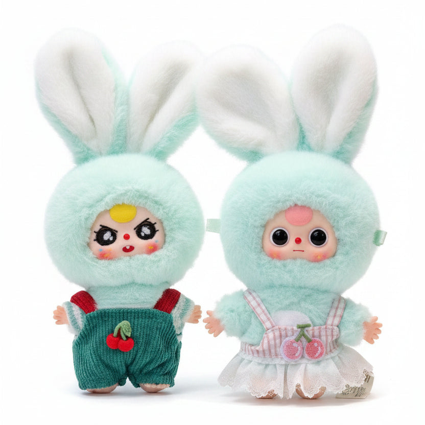 Baby three MINI RABBIT Plush Toy Doll Blindbox