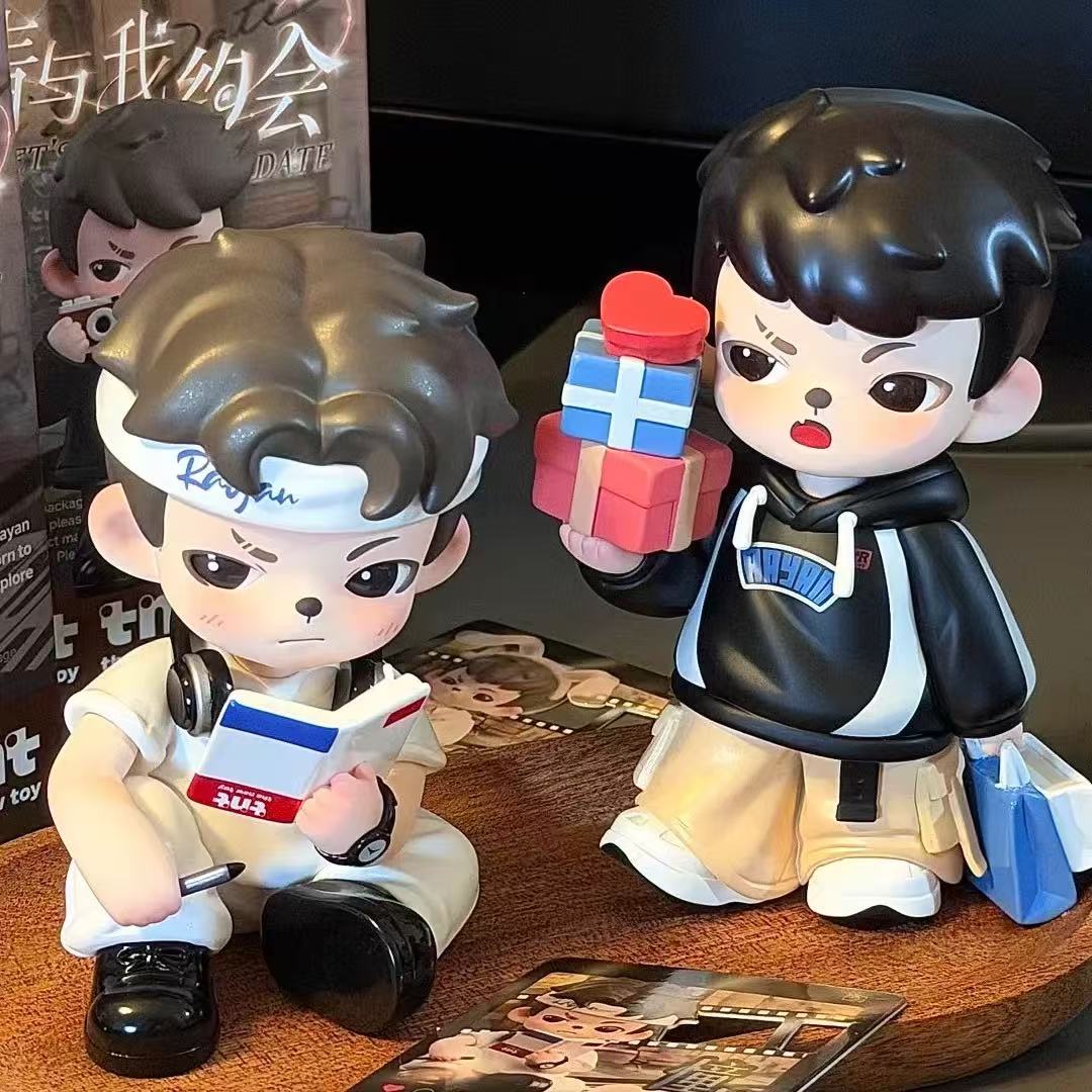 TNT Rayan Lalet is date series figuresand Friends Mystery Box - Cute Plush Soft Anims and Fruits, Kawaii Collection of Soft Toys, Perfect Birthday Gift