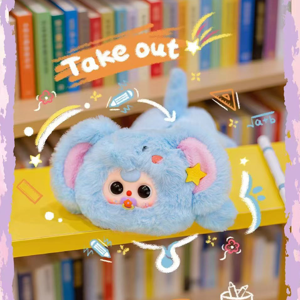 Baby Three Stationery Storage Plush Toy Doll Blind Box