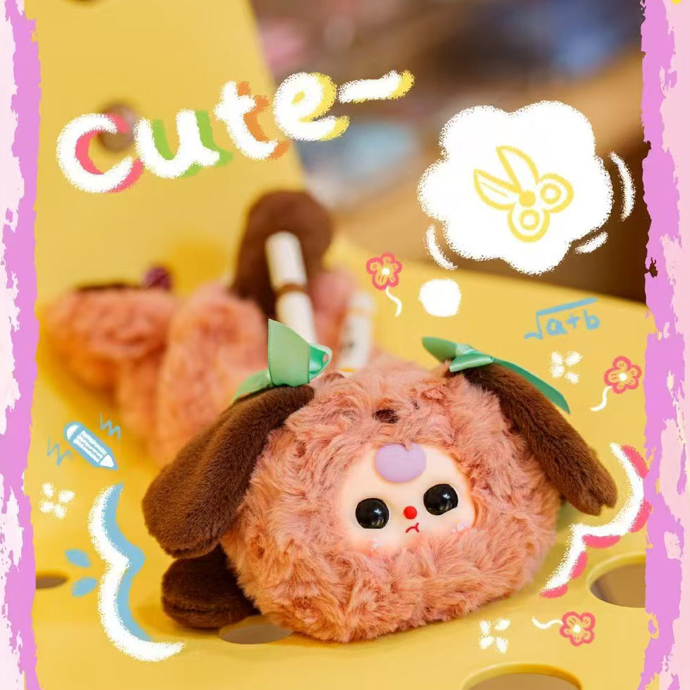 Baby Three Stationery Storage Plush Toy Doll Blind Box