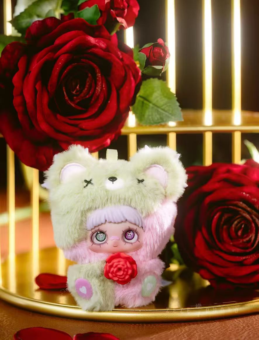 MayMei-May l love you serious plush Cute stuffed Animal Fruits Plush Cute stuffed Animal Fruits Plush, Kawaii Mystery Collectible Toys Cute Soft Animals Charm Birthday Gifts(Cute Bunny Series)