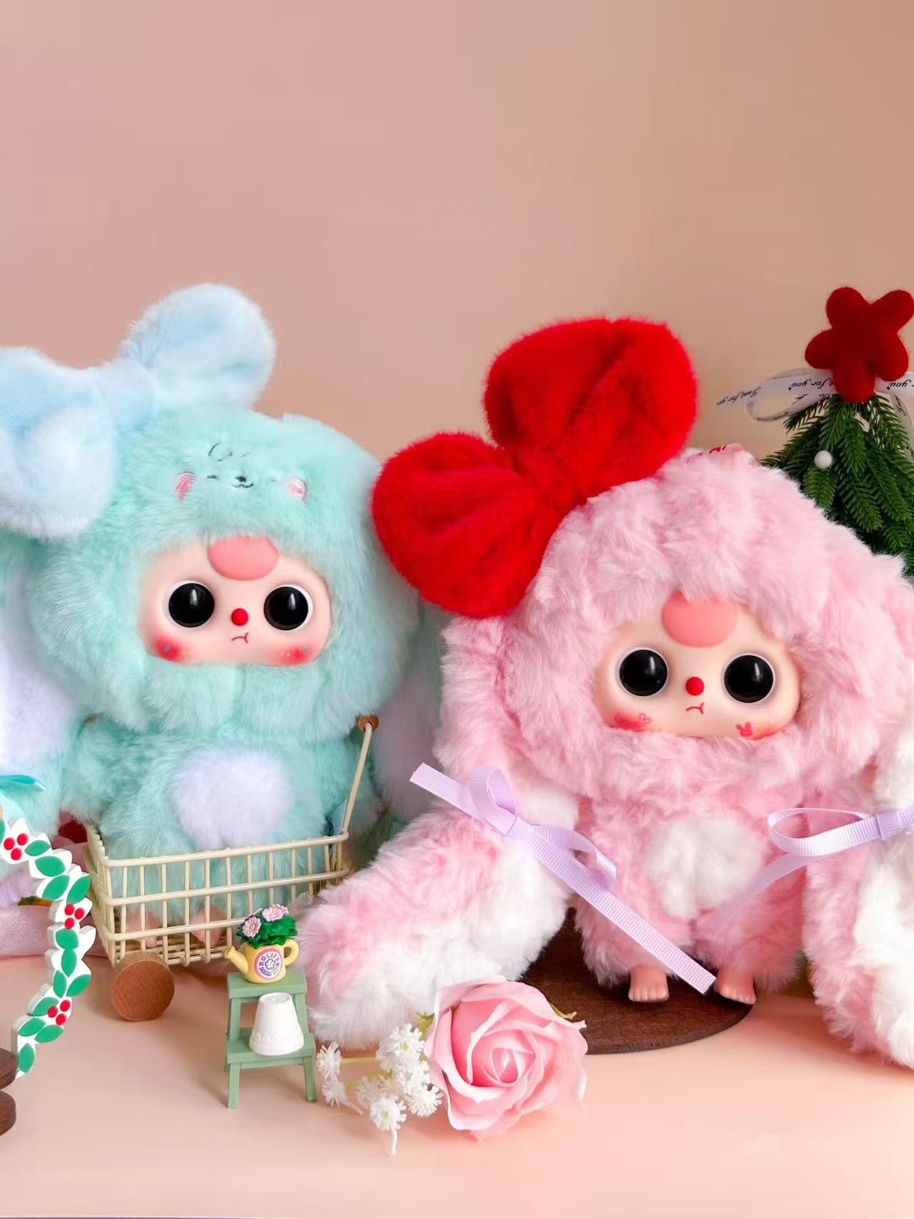 Baby Three-Bunny Return Series Plush Dolls