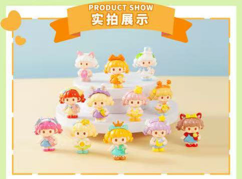 Baby Three NTS TOYS TiTi and her friends plush Cute stuffed Animal Fruits Plush Cute stuffed Animal Fruits Plush, Kawaii Mystery Collectible Toys Cute Soft Animals Charm Birthday Gifts(Cute Bunny Series)