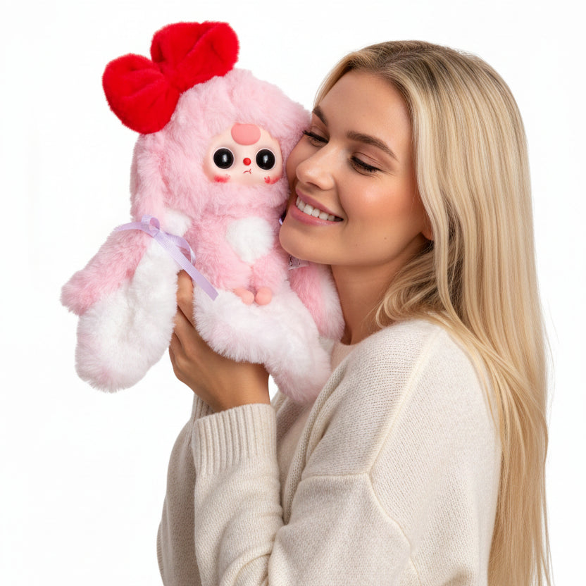 Baby Three Little Rabbit Returns Plush Toy Doll Blindbox