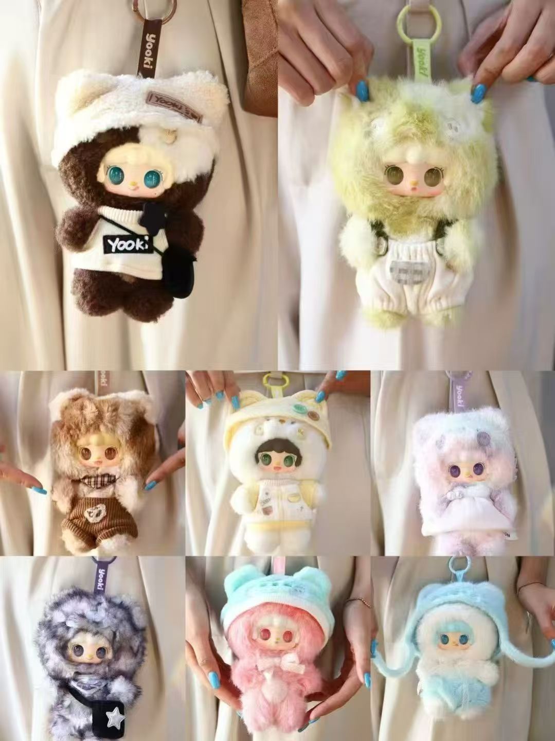 Yooki plush  -little Bear Hibernation  - Cute Plush Soft Animals and Fruits, Kawaii Collection of Soft and Adorable Creatures, Perfect Birthday Gift (Cute Rabbit Series)