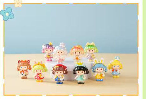 Baby Three NTS TOYS TiTi and her friends plush Cute stuffed Animal Fruits Plush Cute stuffed Animal Fruits Plush, Kawaii Mystery Collectible Toys Cute Soft Animals Charm Birthday Gifts(Cute Bunny Series)