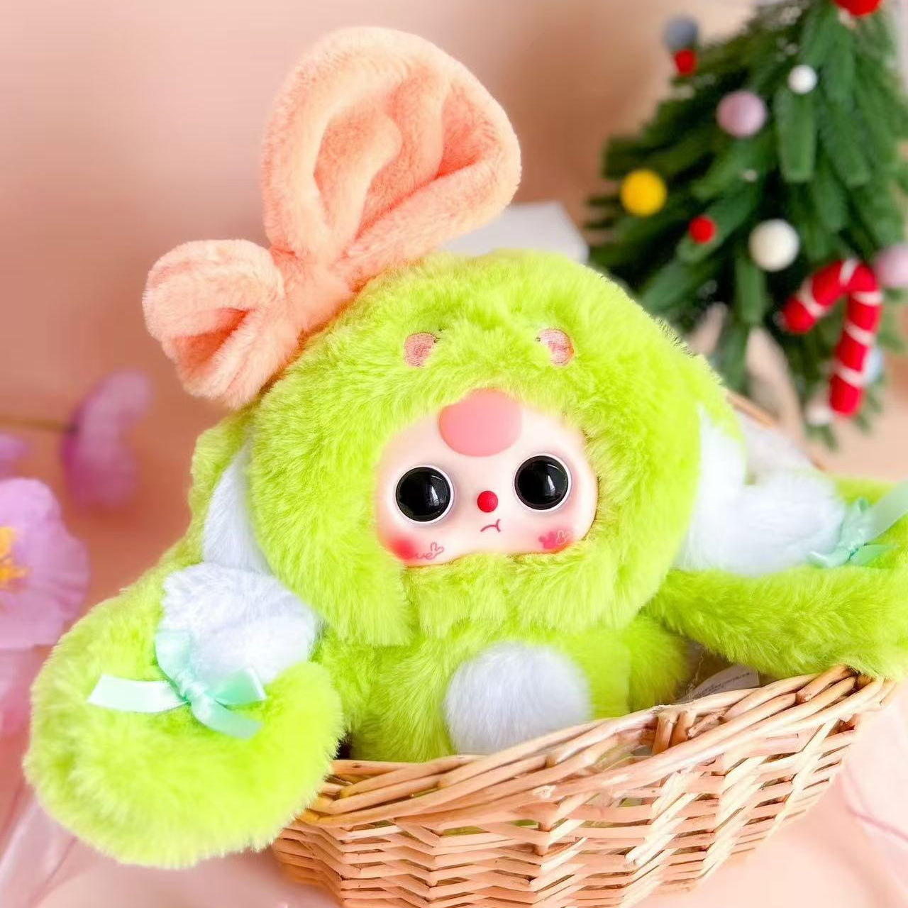 Baby Three Little Rabbit Returns Plush Toy Doll Blindbox