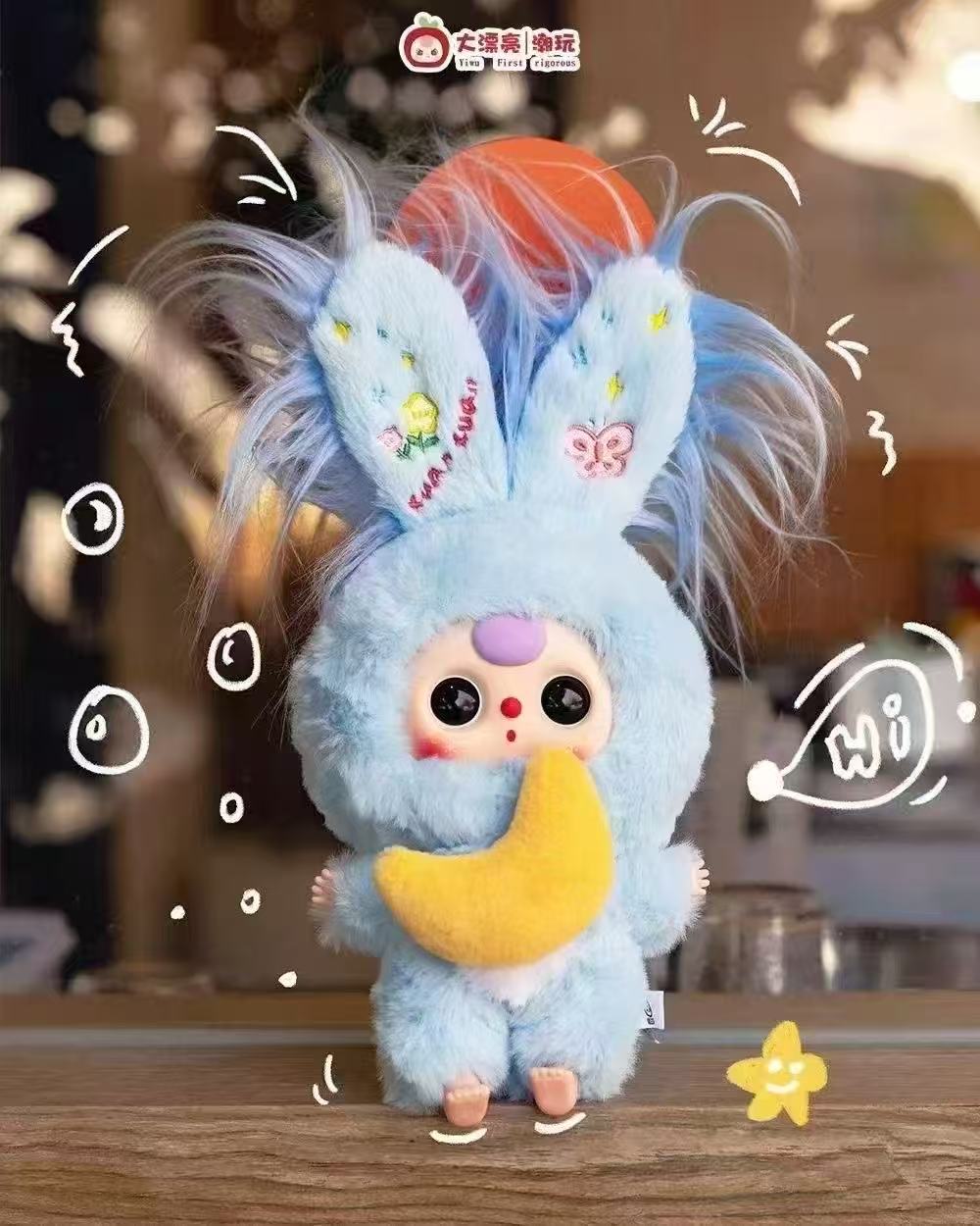 Baby Three Lily Rabbit Town V3 Series Plush Dolls,