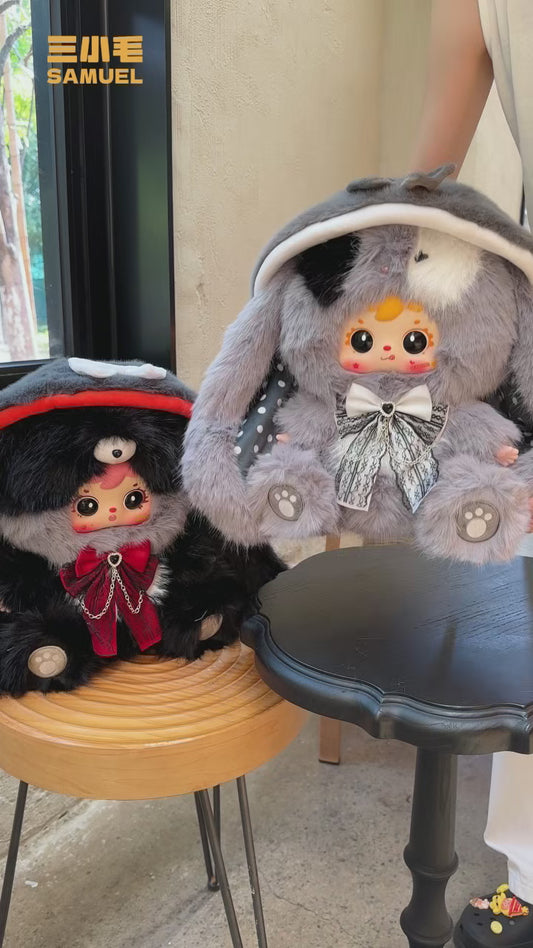 Samuel Velvet-Eared Fairy Trail -800% Cute stuffed Animal Fruits Plush Cute stuffed Animal Fruits Plush, Kawaii Mystery Collectible Toys Cute Soft Animals Charm Birthday Gifts(Cute Bunny Series)